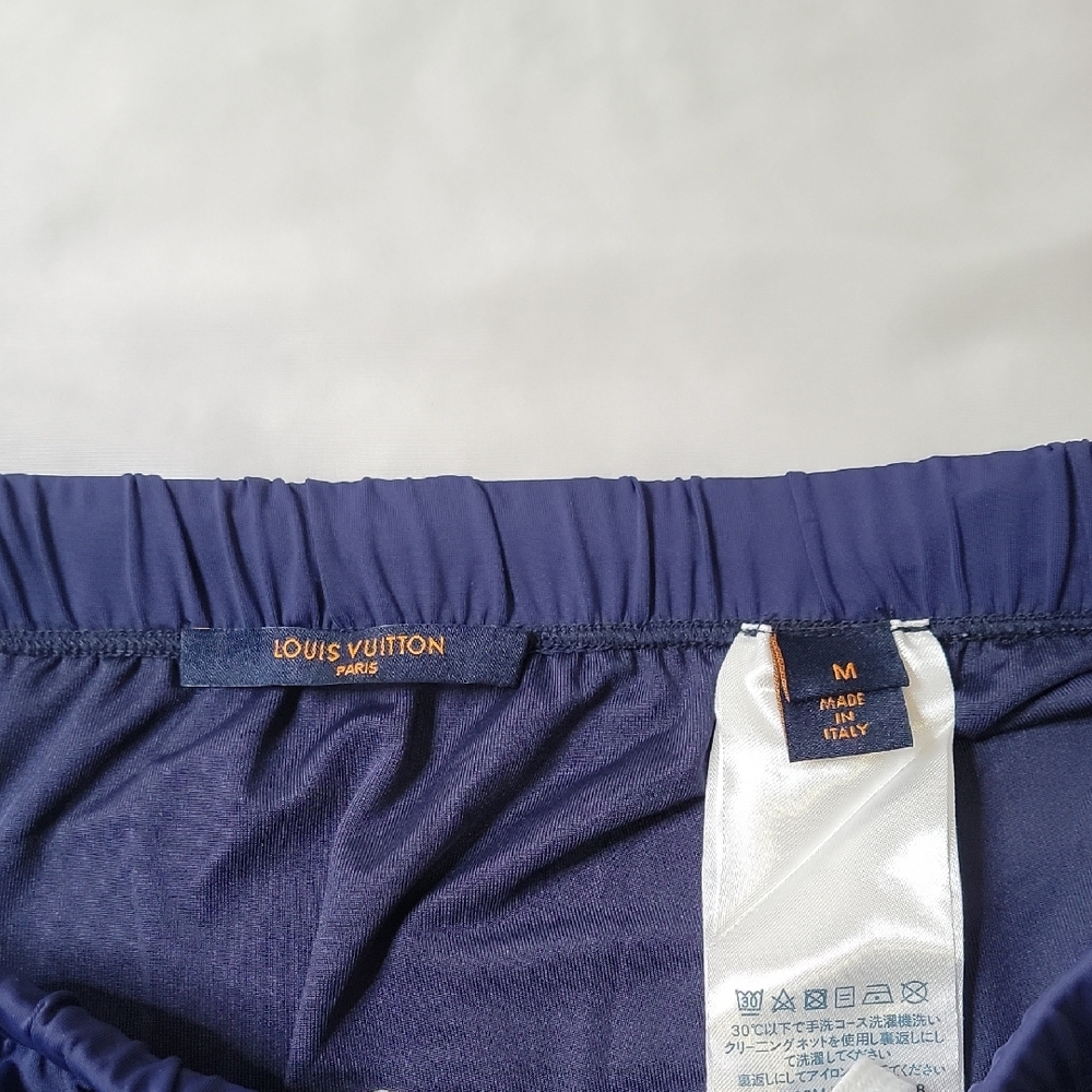 Louis Vuitton Signature Navy and White Logo Swim Briefs - Picture 4 of 5